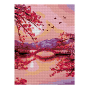 Алмазная мозаика 30х40 см ,