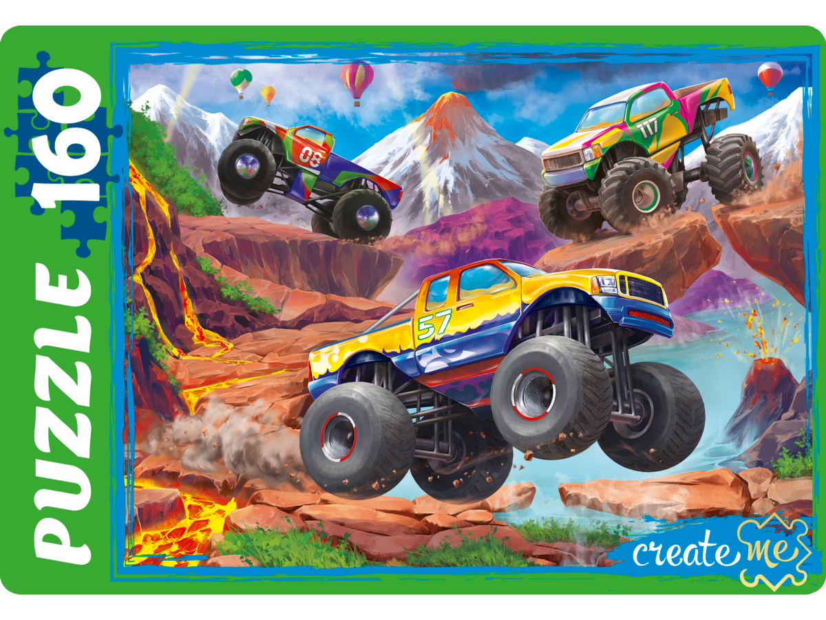 ПАЗЛЫ 160 элементов. КРУТОЙ ВИРАЖ №10, УК160-4979